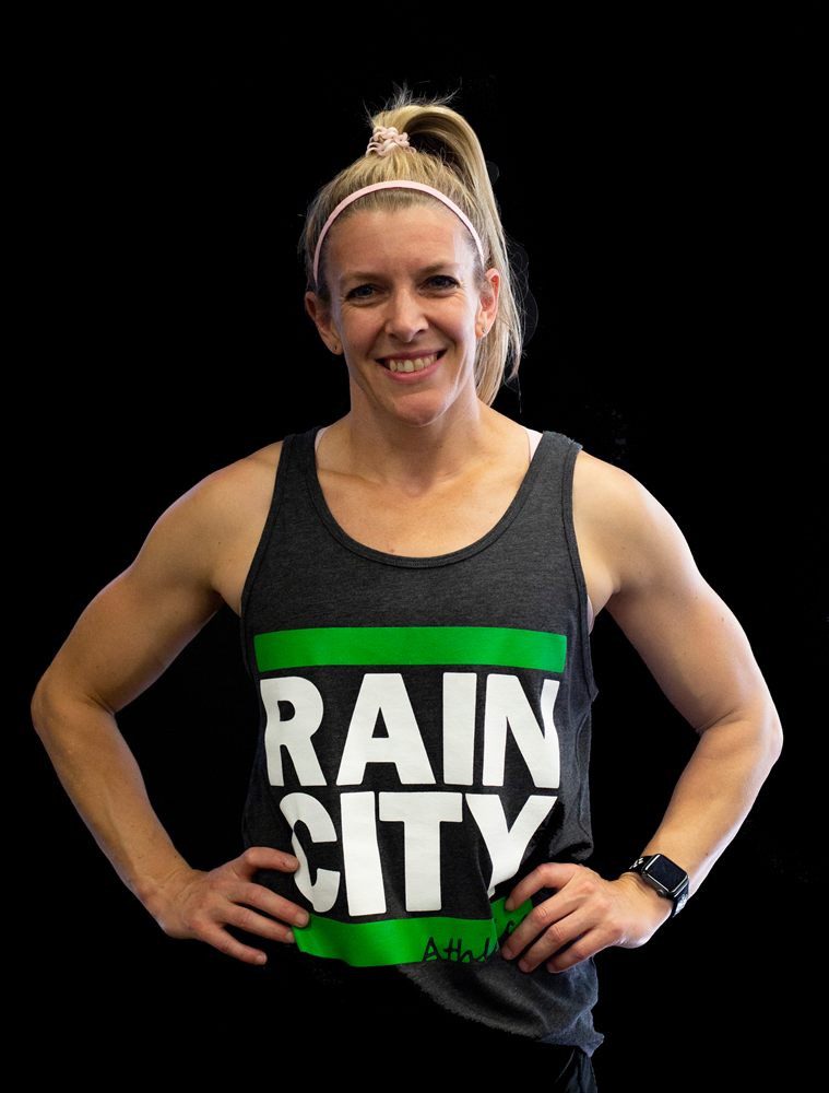 Raincity coach Katie (Kathryn Nadorozny)