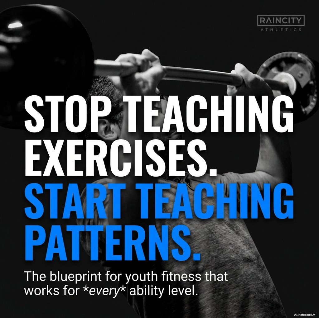 Stop teaching exercises, start teaching patterns — the blueprint for youth fitness that works for every ability level.